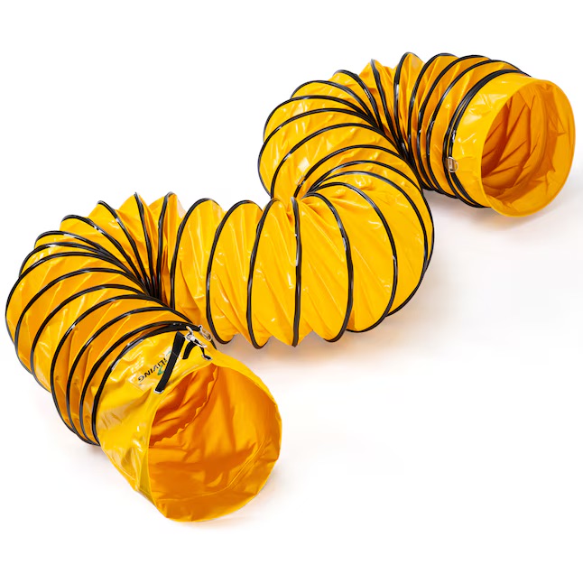 Synthetic Canvas Heat Supply Duct - 12in x 12Ft